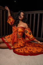 Load image into Gallery viewer, Radha Peacock Bollywood Set
