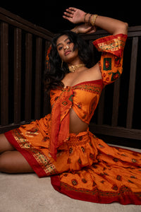 Radha Peacock Bollywood Set