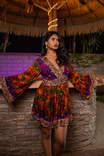 Load image into Gallery viewer, Purple Sunset Babydoll Dress
