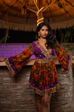 Load image into Gallery viewer, Purple Sunset Babydoll Dress
