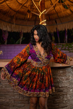 Load image into Gallery viewer, Purple Sunset Babydoll Dress
