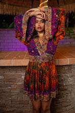 Load image into Gallery viewer, Purple Sunset Babydoll Dress
