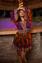 Load image into Gallery viewer, Purple Sunset Babydoll Dress
