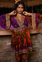 Load image into Gallery viewer, Purple Sunset Babydoll Dress
