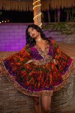Load image into Gallery viewer, Purple Sunset Babydoll Dress

