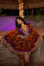 Load image into Gallery viewer, Purple Sunset Babydoll Dress
