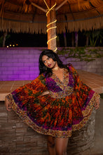 Load image into Gallery viewer, Purple Sunset Babydoll Dress
