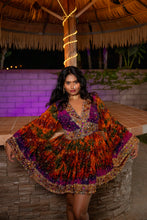 Load image into Gallery viewer, Purple Sunset Babydoll Dress
