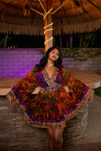 Load image into Gallery viewer, Purple Sunset Babydoll Dress

