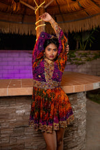Load image into Gallery viewer, Purple Sunset Babydoll Dress
