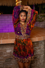 Load image into Gallery viewer, Purple Sunset Babydoll Dress
