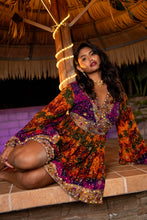 Load image into Gallery viewer, Purple Sunset Babydoll Dress
