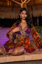 Load image into Gallery viewer, Purple Sunset Babydoll Dress
