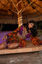 Load image into Gallery viewer, Purple Sunset Babydoll Dress
