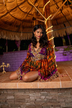 Load image into Gallery viewer, Purple Sunset Babydoll Dress
