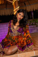 Load image into Gallery viewer, Purple Sunset Babydoll Dress
