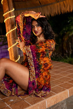 Load image into Gallery viewer, Purple Sunset Babydoll Dress
