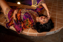 Load image into Gallery viewer, Purple Sunset Babydoll Dress
