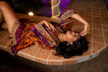 Load image into Gallery viewer, Purple Sunset Babydoll Dress
