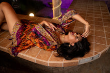 Load image into Gallery viewer, Purple Sunset Babydoll Dress
