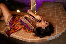 Load image into Gallery viewer, Purple Sunset Babydoll Dress
