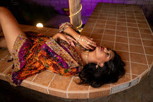 Load image into Gallery viewer, Purple Sunset Babydoll Dress
