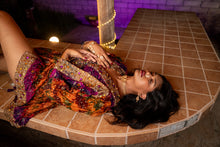 Load image into Gallery viewer, Purple Sunset Babydoll Dress
