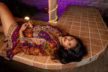 Load image into Gallery viewer, Purple Sunset Babydoll Dress
