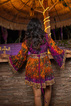 Load image into Gallery viewer, Purple Sunset Babydoll Dress
