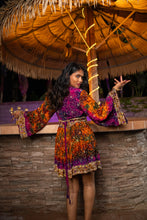 Load image into Gallery viewer, Purple Sunset Babydoll Dress
