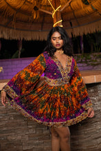 Load image into Gallery viewer, Purple Sunset Babydoll Dress
