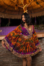 Load image into Gallery viewer, Purple Sunset Babydoll Dress
