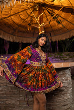 Load image into Gallery viewer, Purple Sunset Babydoll Dress
