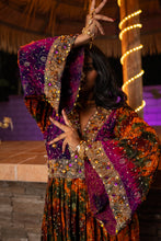 Load image into Gallery viewer, Purple Sunset Babydoll Dress
