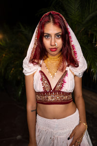 White Rose Bollywood Set