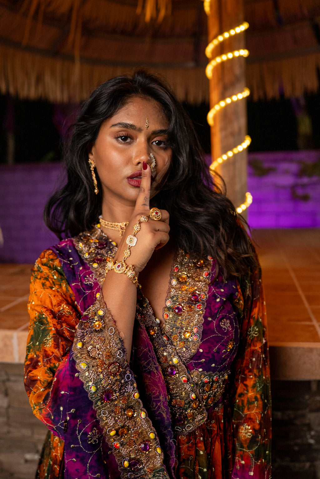 Golden Ruby Hand Chain Handchain