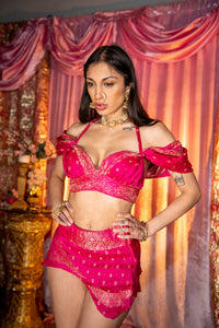 pink rose pixie set