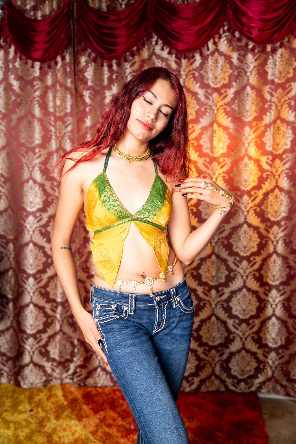 Sun Dragon Pixie Top