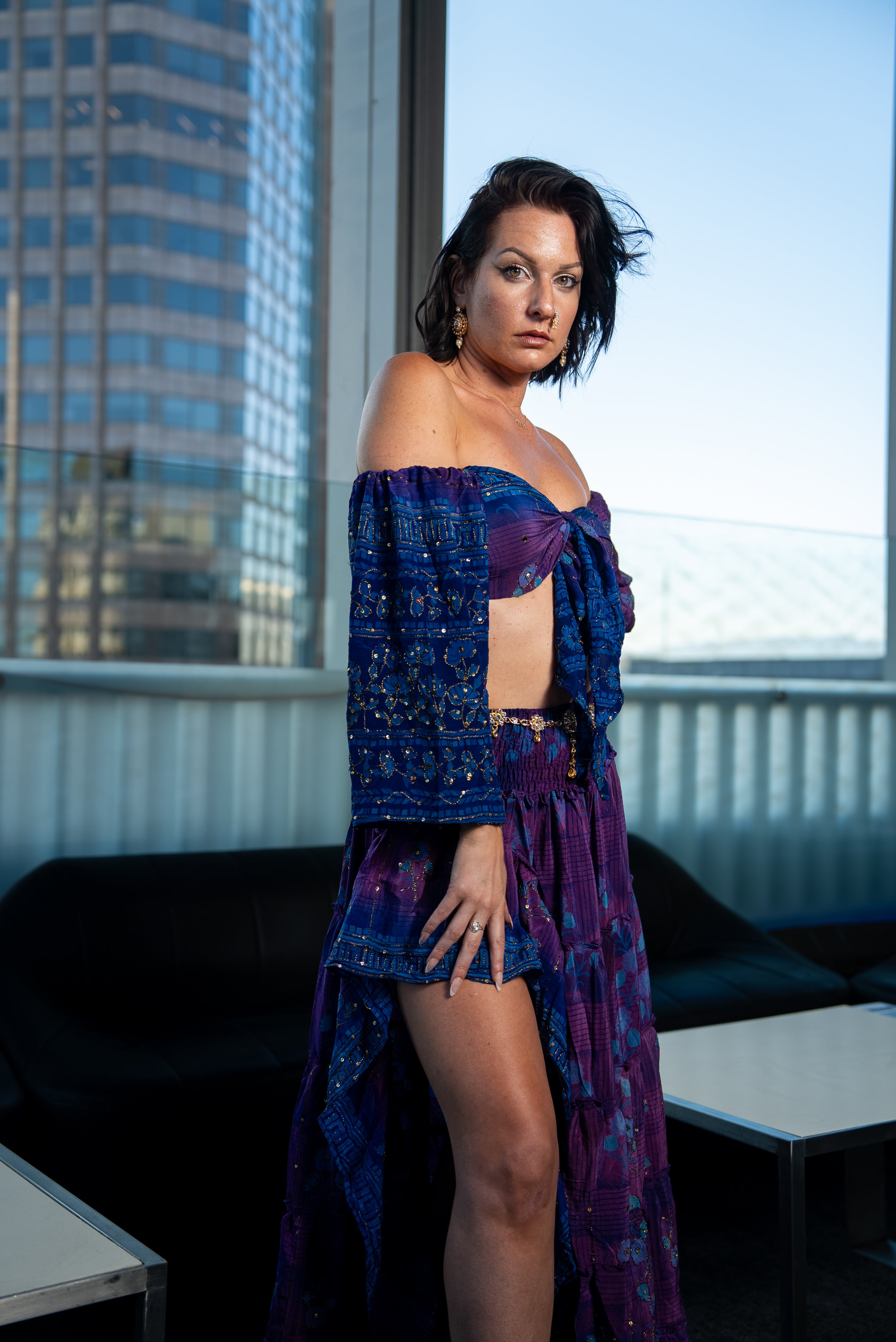 Cosmic Violet Bollywood Set