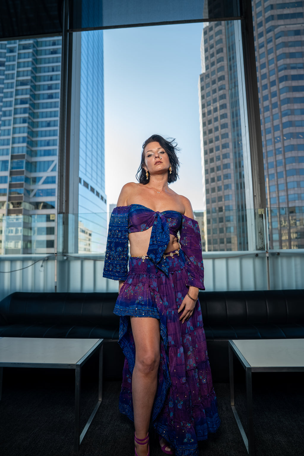 Cosmic Violet Bollywood Set