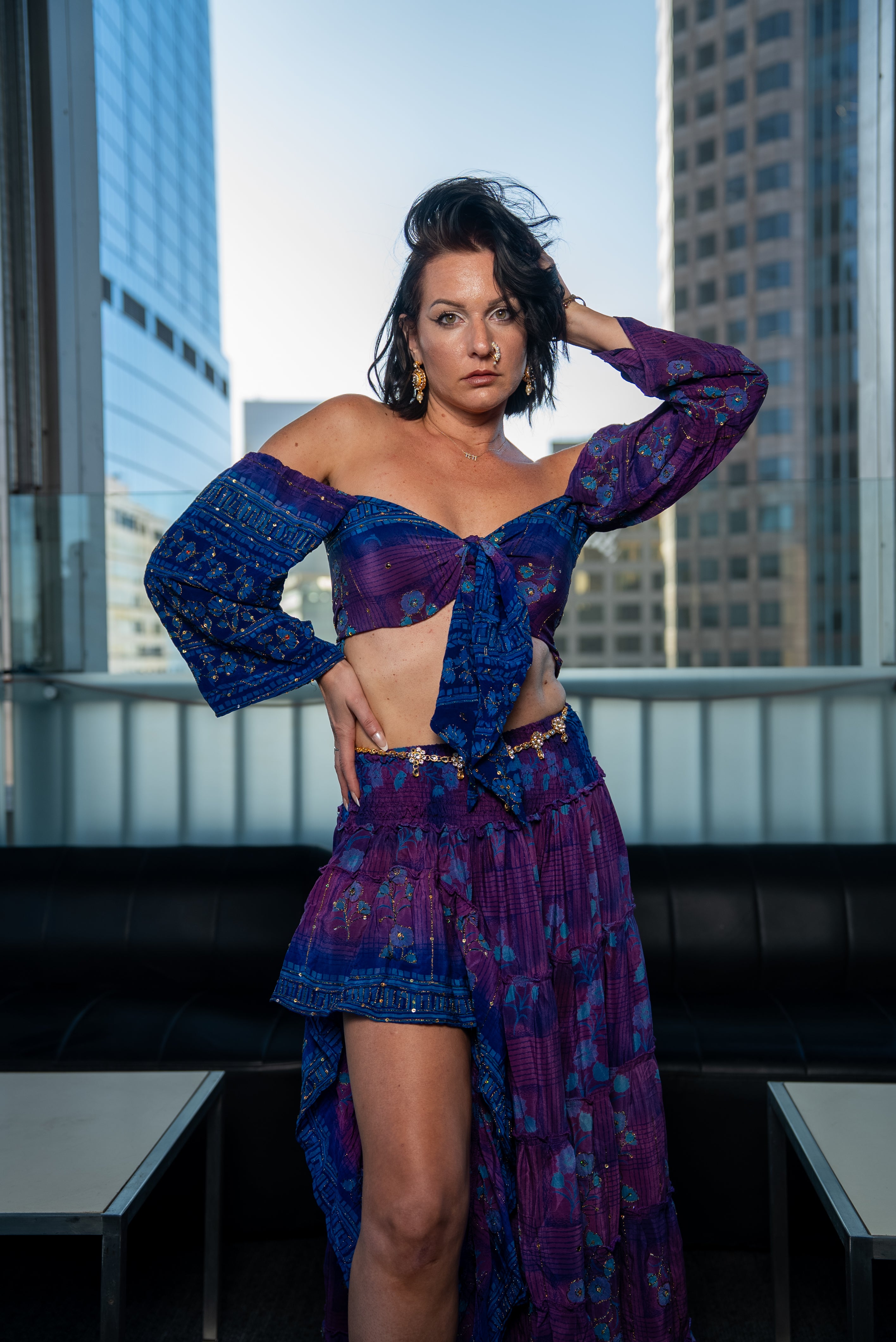 Cosmic Violet Bollywood Set