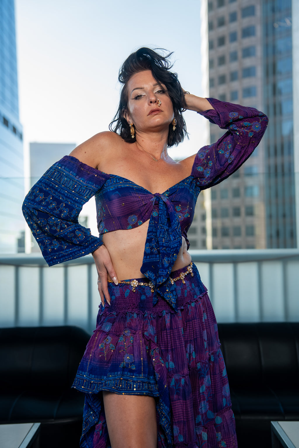 Cosmic Violet Bollywood Set
