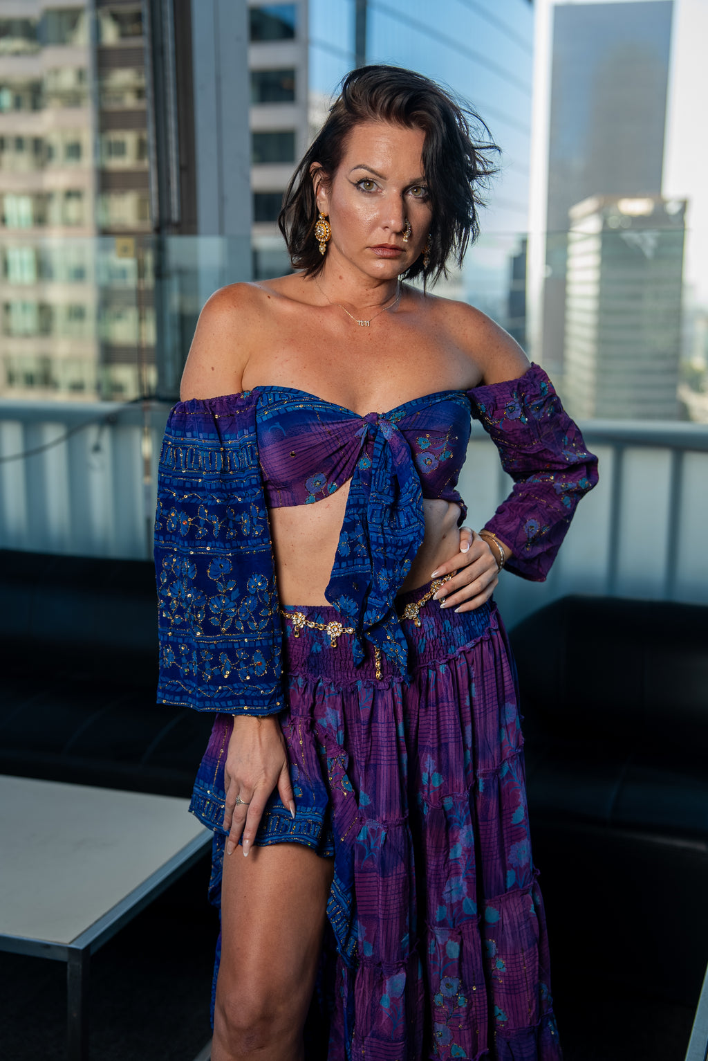 Cosmic Violet Bollywood Set