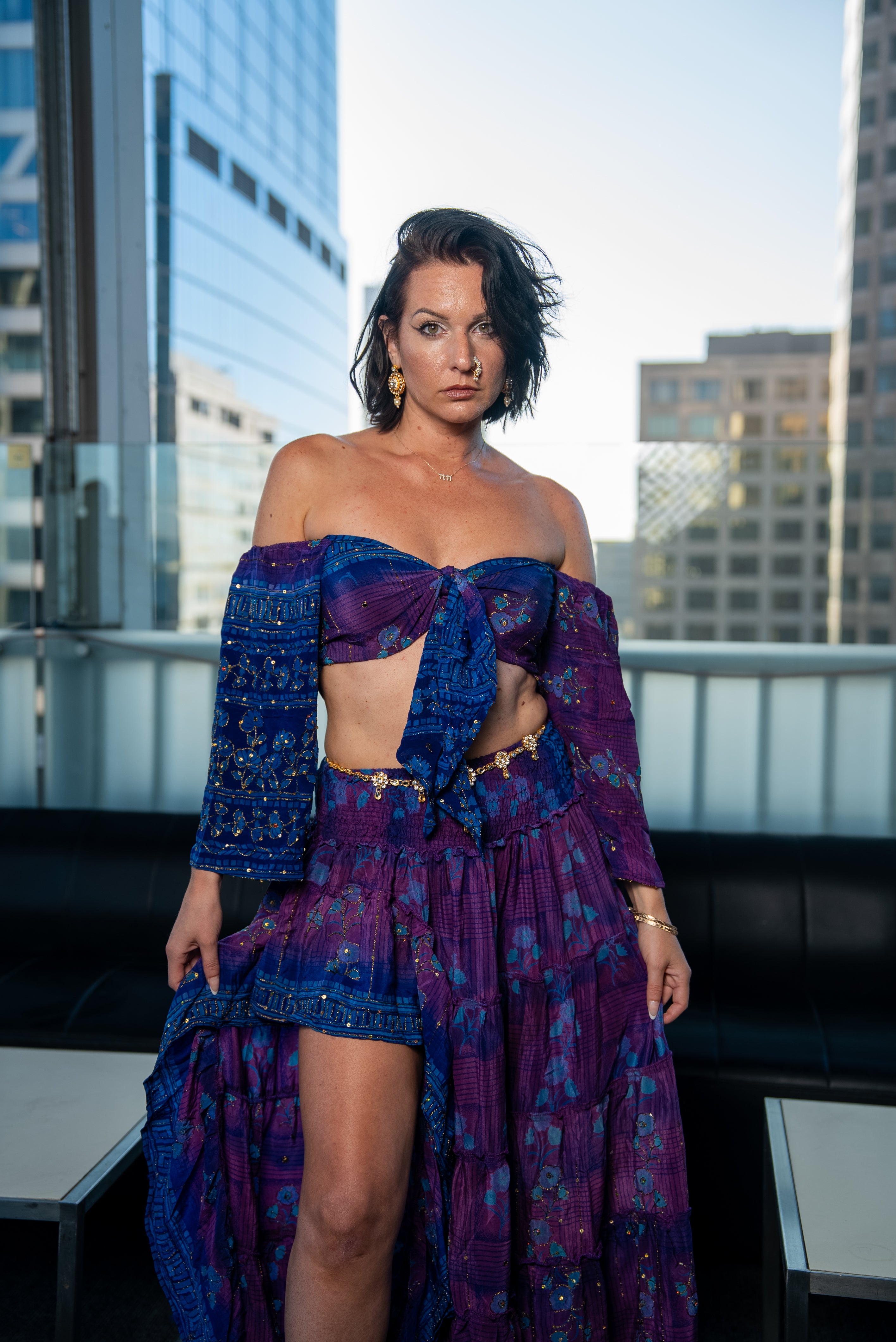Cosmic Violet Bollywood Set