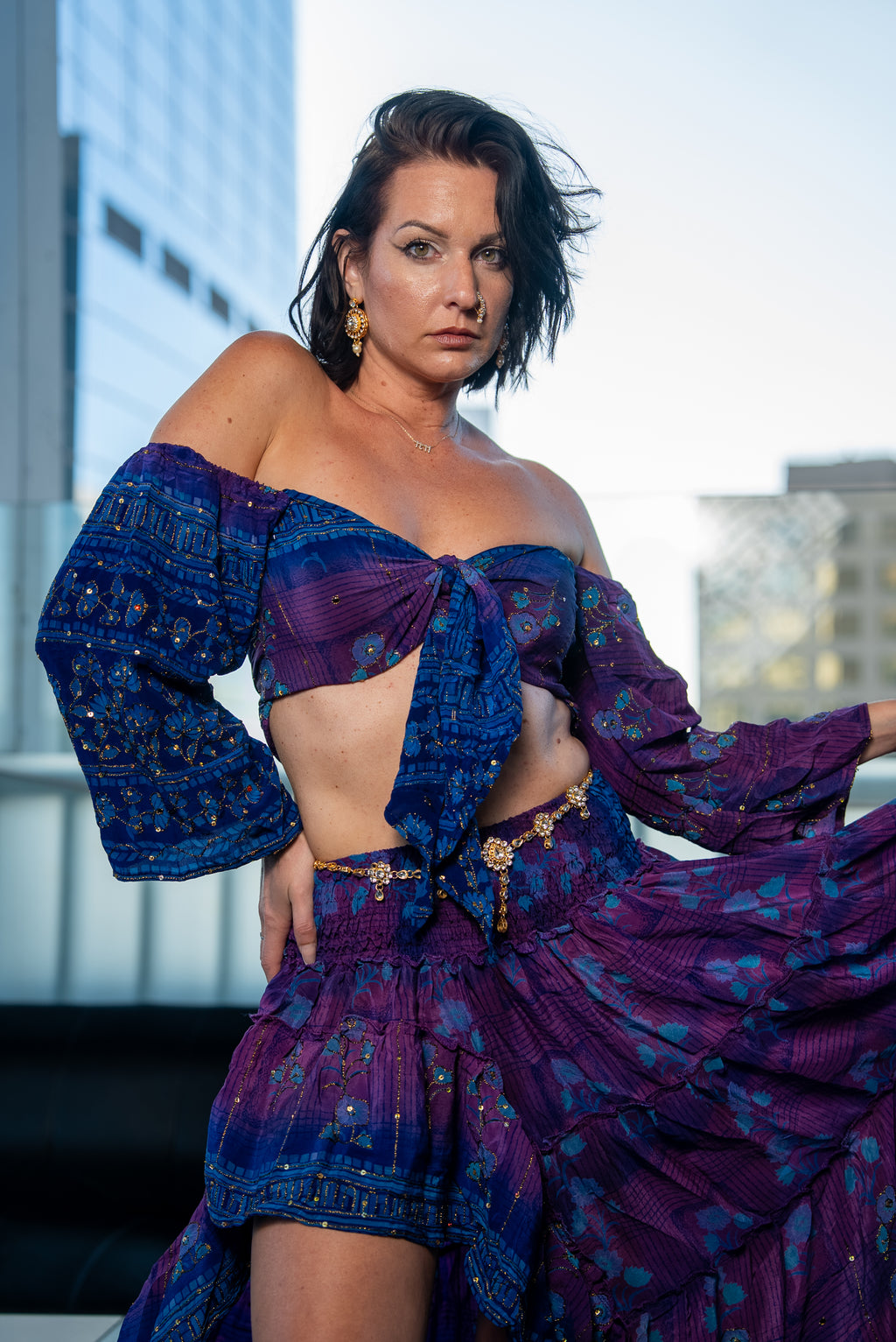 Cosmic Violet Bollywood Set