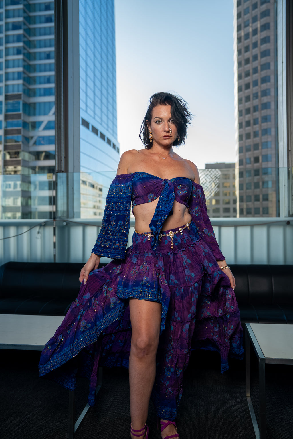 Cosmic Violet Bollywood Set