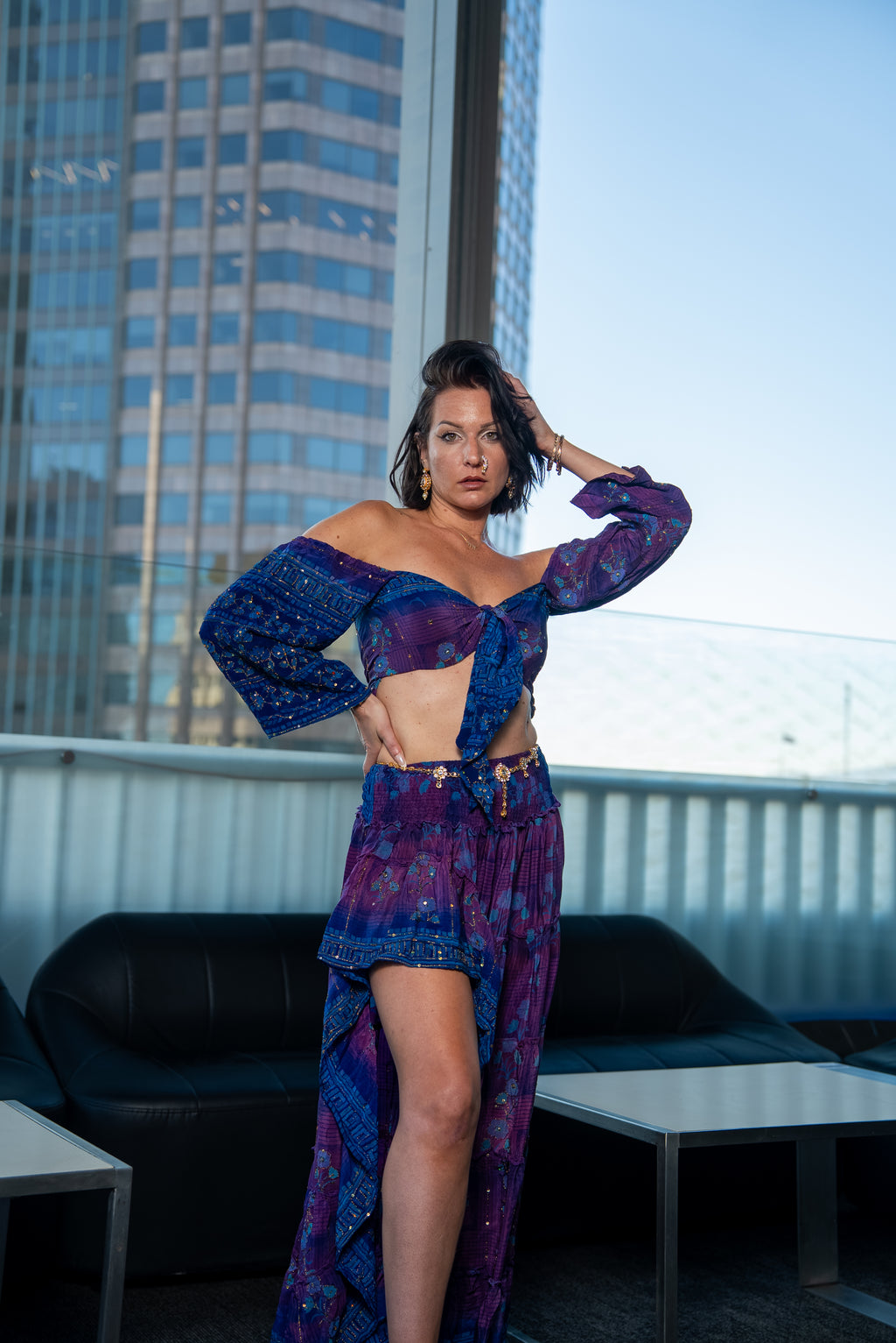 Cosmic Violet Bollywood Set