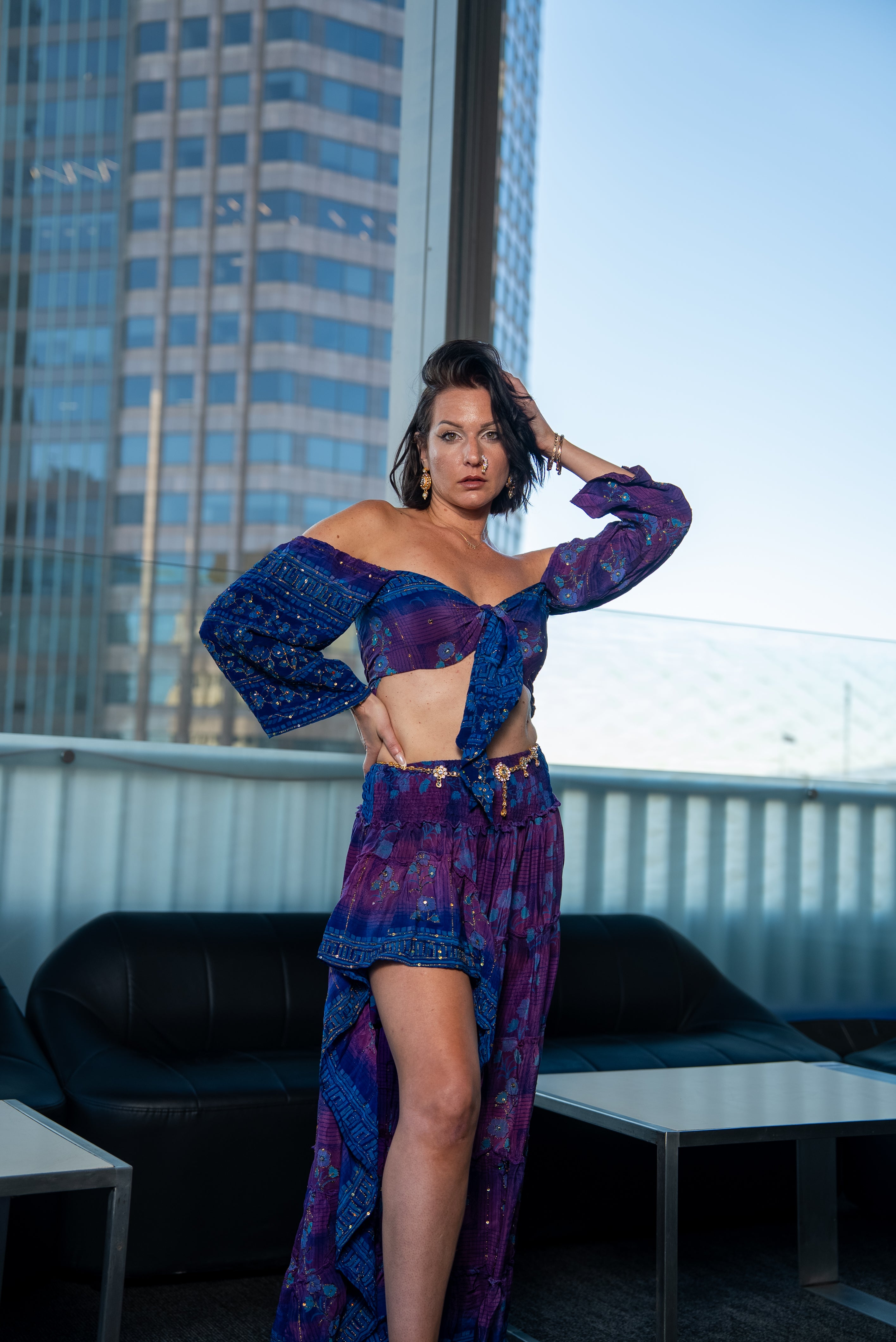 Cosmic Violet Bollywood Set