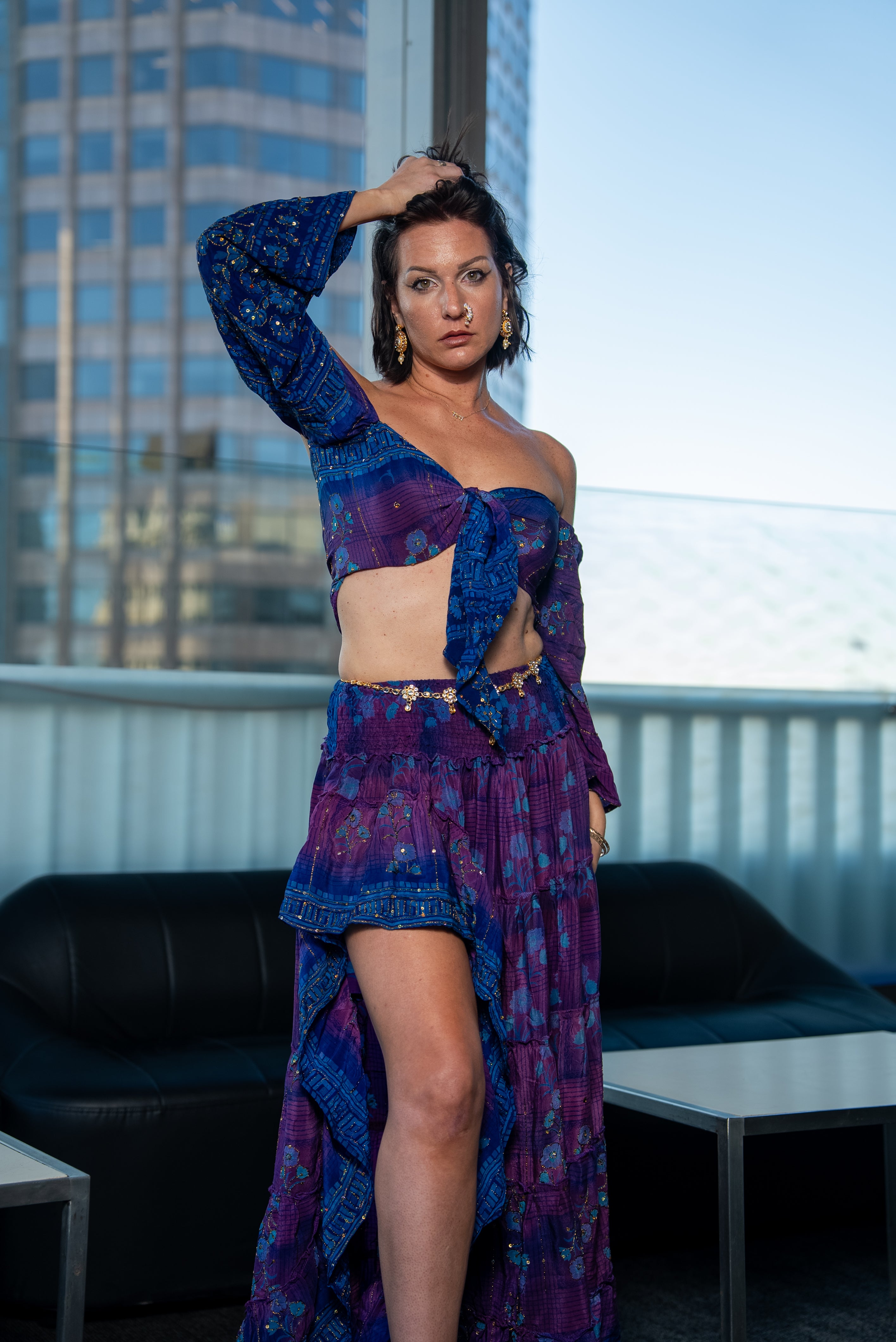 Cosmic Violet Bollywood Set