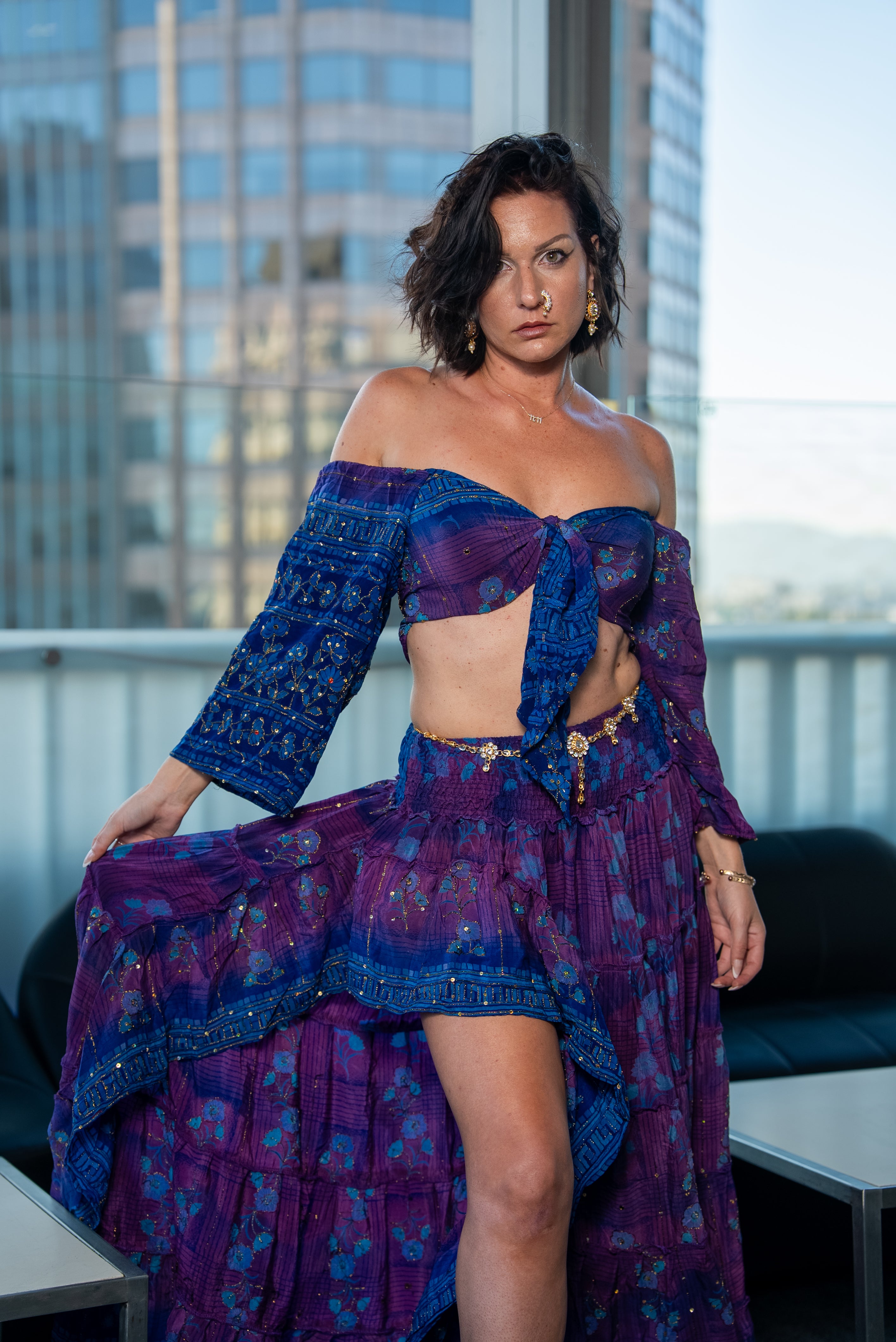 Cosmic Violet Bollywood Set